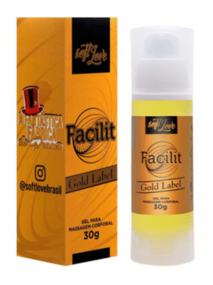 Facilit Gold Label Anestésico 30G Soft Love - Luxo e Cuidado no Prazer Anal